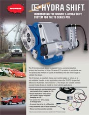 MUNCIE POWER PRODUCTS HYDRASHIFT INFORMATION BROCHURE