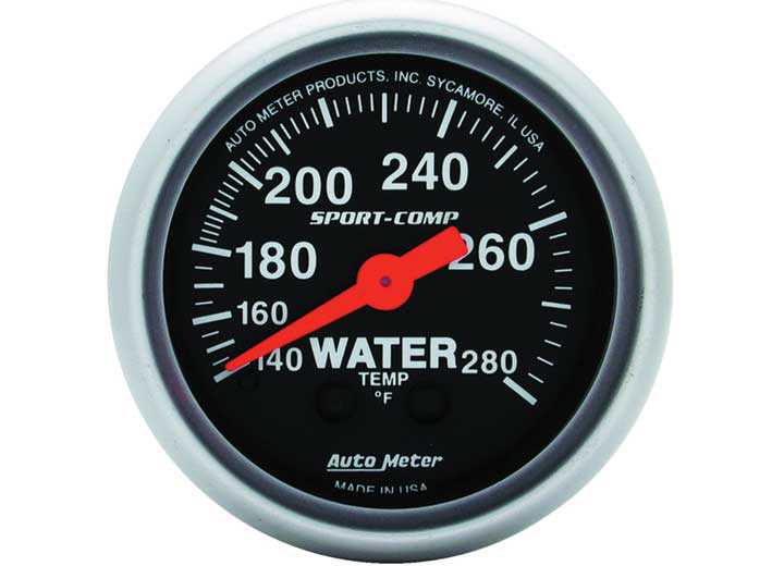 
                                        AUTO METER COOLANT TEMPERATURE GAUGE 3331                  