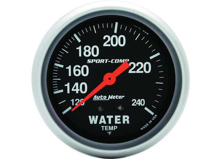 
                                        AUTO METER COOLANT TEMPERATURE GAUGE 3432                  