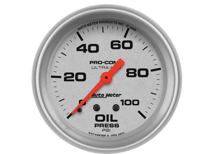 
                                        AUTO METER ENGINE OIL PRESSURE GAUGE                  