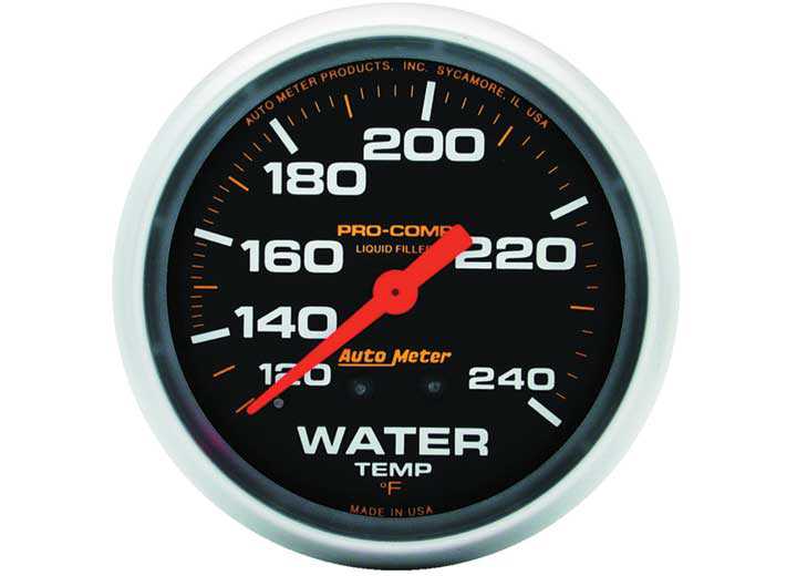 
                                        AUTO METER COOLANT TEMPERATURE GAUGE 5432                  