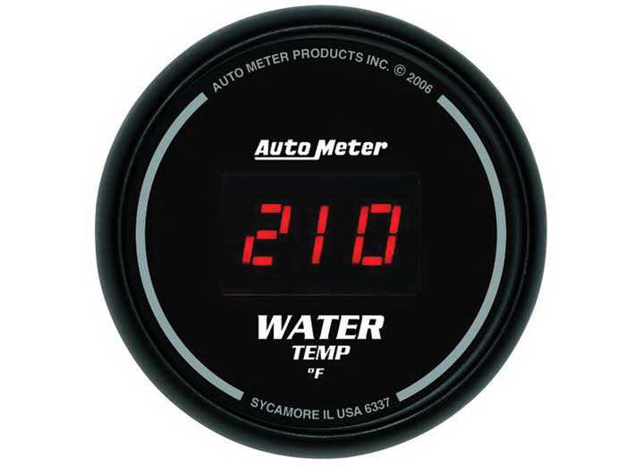 
                                        AUTO METER COOLANT TEMPERATURE GAUGE                  