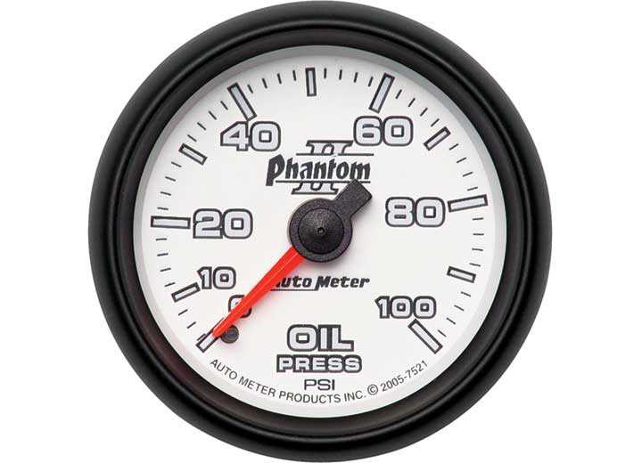 
                                        AUTO METER ENGINE OIL PRESSURE GAUGE 7521                  