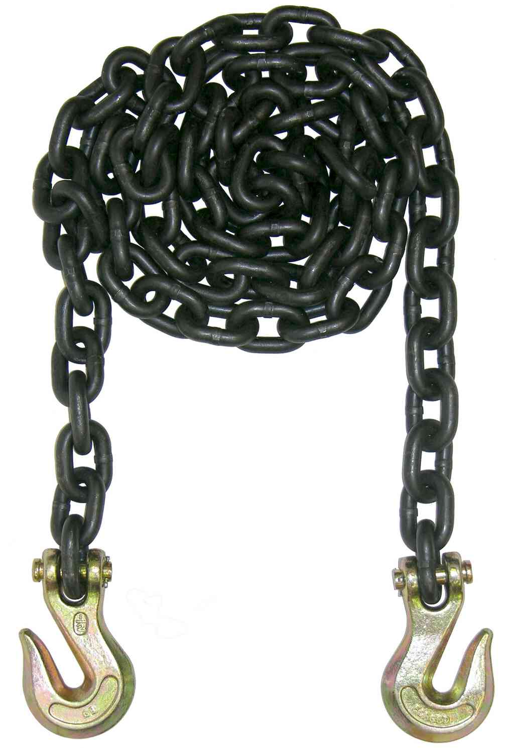 B/A G83810 3/8in G80 x 10ft CHAIN W/GRAB HOOKSBLACK
