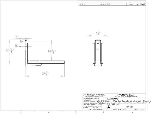 ITD1581Dimensions