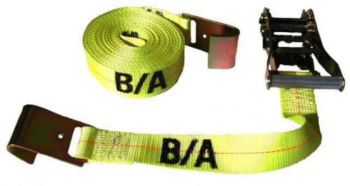 4IN x 30FT Tie Down Strap with Flat Hooks