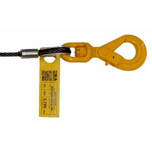 3/8 x 75 Winch Wire Rope / Cable - Steel Core Self Locking Hook