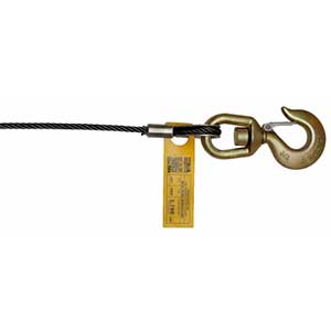 
            7/16 x 75 Winch Wire Rope / Cable - Steel Core W/3Ton Swivel Hook 4-716SC75S    