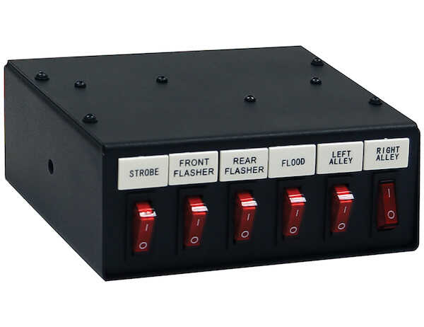 
                                                        SWITCH BOX 6-FUNCTION ILLUMINATED-ON                              1                          