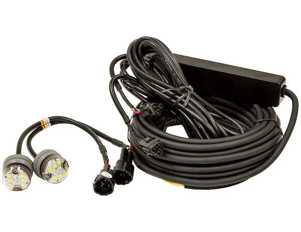 
                                                        STROBE LIGHTS LED CLEAR 25ft CABLE                              2                          