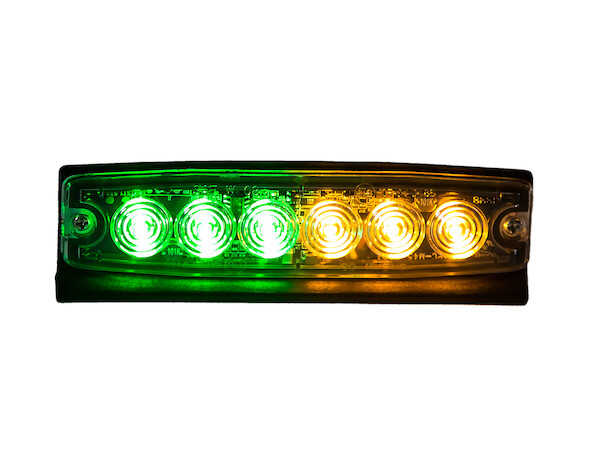 
                                                        STROBE LIGHT 5-1/8in 6-LED, AMBER/GREEN                              1                          