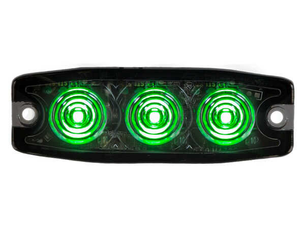 
                                                        STROBE LIGHT 3-1/2in, 3-LED, GREEN, 12-24                              1                          