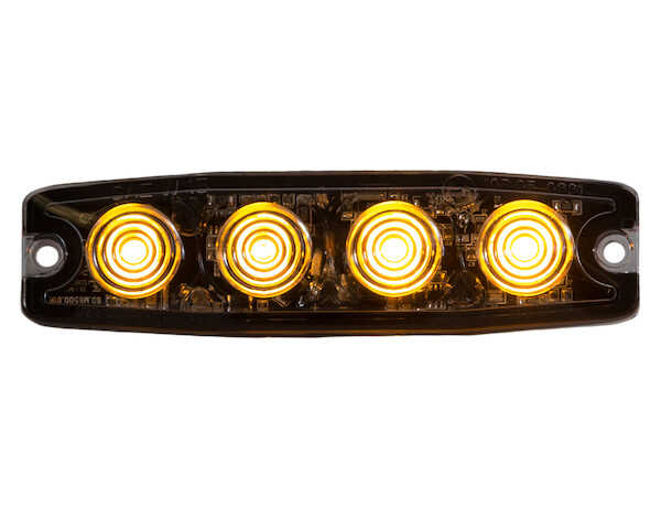 
                                                        STROBE LIGHT 4-3/8in, 4-LED, AMBER, 12-24                              3                          