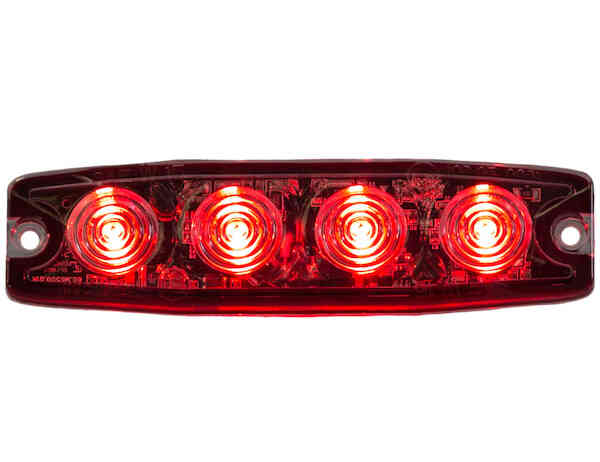 
                                                        STROBE LIGHT 4-3/8in, 4-LED, RED,                              3                          