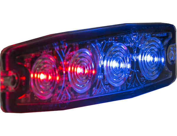 
                                                        STROBE LIGHT 4-3/8in, 4-LED, RED/BLUE                              1                          