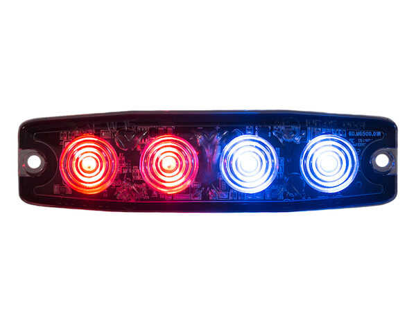 
                                                        STROBE LIGHT 4-3/8in, 4-LED, RED/BLUE                              3                          