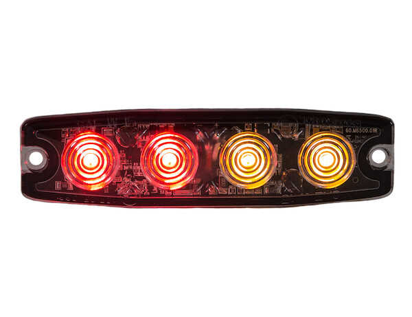 
                                                        STROBE LIGHT 4-3/8in, 4-LED, RED/AMBER                              3                          