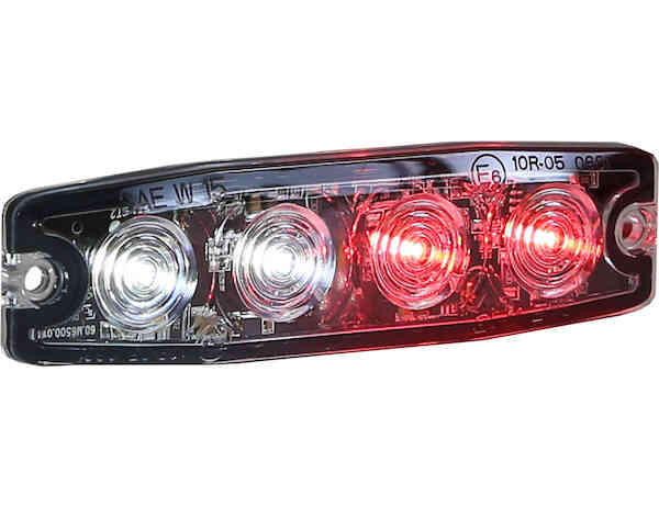 
                                                        STROBE LIGHT 4-3/8in, 4-LED, RED/CLEAR                              1                          