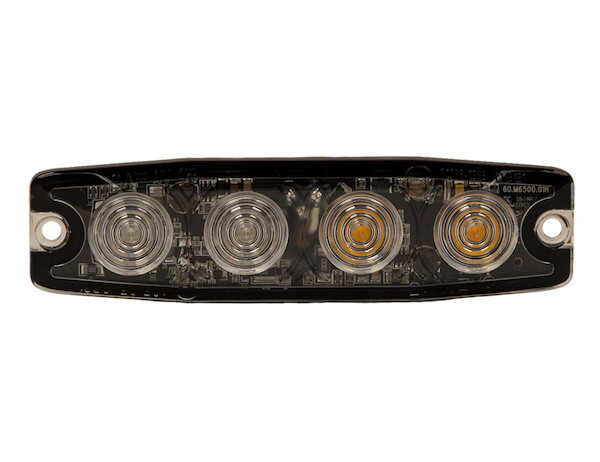 
                                                        STROBE LIGHT 4-3/8in, 4-LED, AMBER/BLUE                              2                          