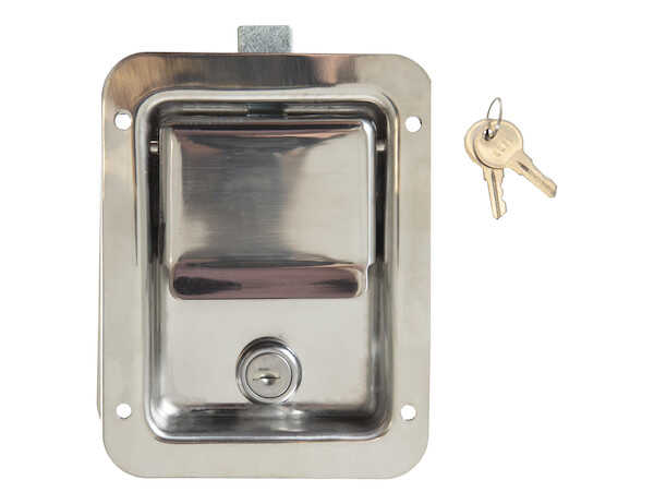 
                                                        Buyers Standard Paddle Latch w/ Lock, Stainless, 5-1/2