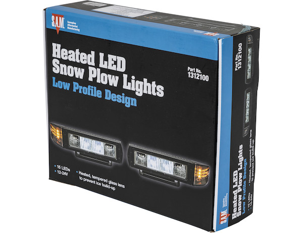 LOW PROFILE HEATED LED PLOW LIGHT KIT