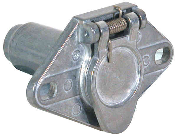 
                                        Trailer Connector Truck End Metal 6-Pin RD                  