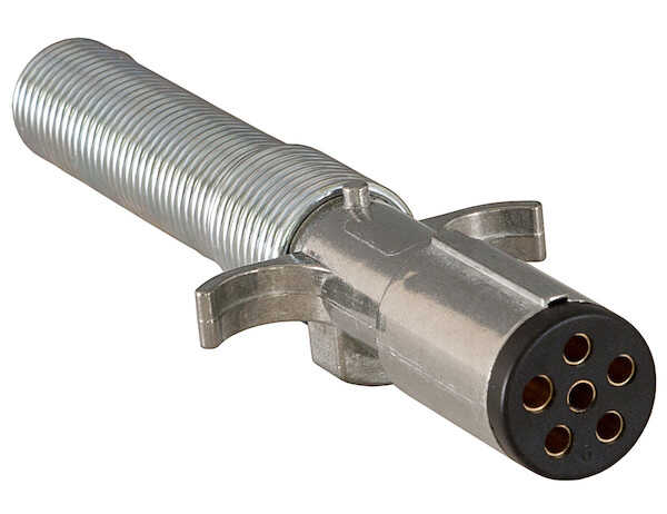
                                        Trailer Connector Metal 6-Pin Round Trailer End                  