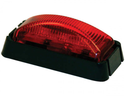 LIGHT MARKER 3 LED RED 2.5in RECT 5622103