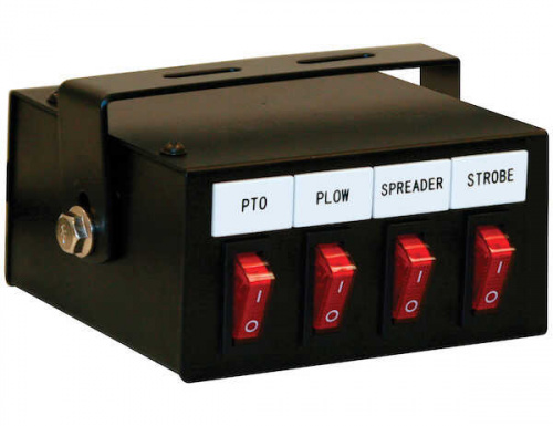 SWITCH BOX 4-FUNCTION ILLUMINATED-ON