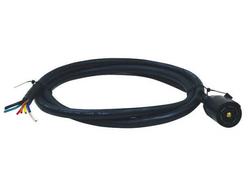 Trailer Connector 8ft Cable 7-Pin RV Flat