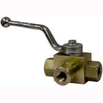 HBV3W038 BALL VALVE 3 WAY,3/8in 5800 PSI