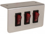
            SWITCH PANEL TRIPLE ON-OFF ILLUMINATED    