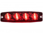 
                        STROBE LIGHT 4-3/8in, 4-LED, RED,              3          