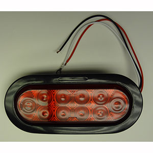 
                                        Truck Star 6 1/2in 10 LED Stop,Turn, Tail Lamp (Red)                  