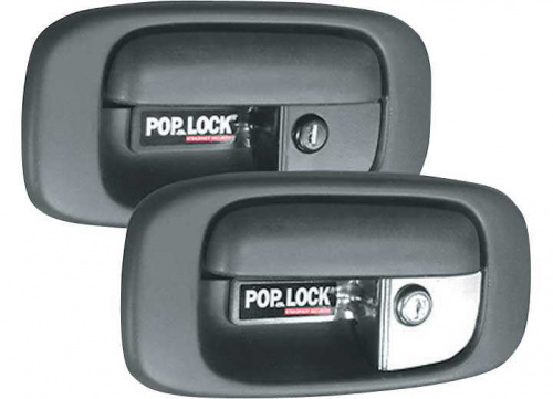 Øl mock fiber 97-15 F150/99-15 F250/F350 POP-N-LOCK TAILGATE LOCK-BLACK