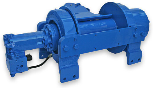 Ramsey Winch HDP 35000, LH, SINGLE SPD, SHORT DRUM, FABRICATED, AIR TENSIONER, UNDERWOUND Ramsey Winch HDP 35000, LH, SINGLE SPD, SHORT DRUM, FABRICATED, AIR TENSIONER, UNDERWOUND