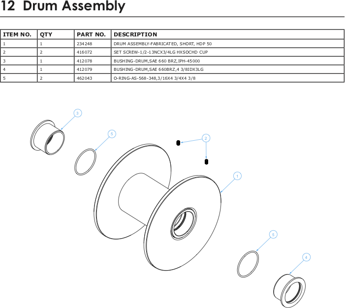 Ramsey Winch Hercules 50000 Parts List