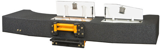 
                                        Ramsey Winch - Bumper Assembly w/ 20K Winch (Small Tool Box, Bed Liner Finish, Manual Shift)                  