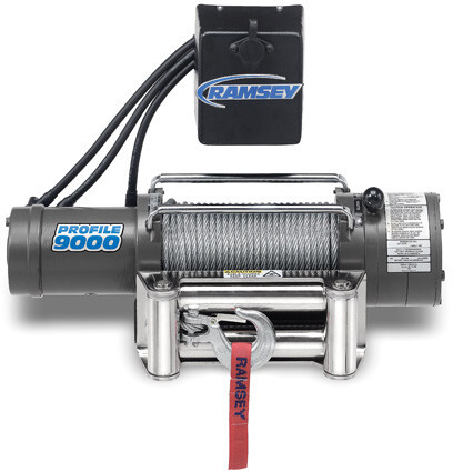 
                                        Ramsey Winch - Patriot Profile 9000 R 12V with wireless remote                  