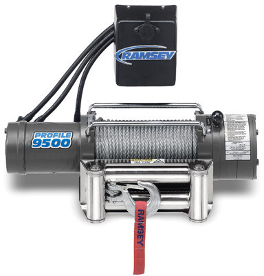 
                                        Ramsey Winch - Patriot Profile 9500 R 12V with wireless remote                  