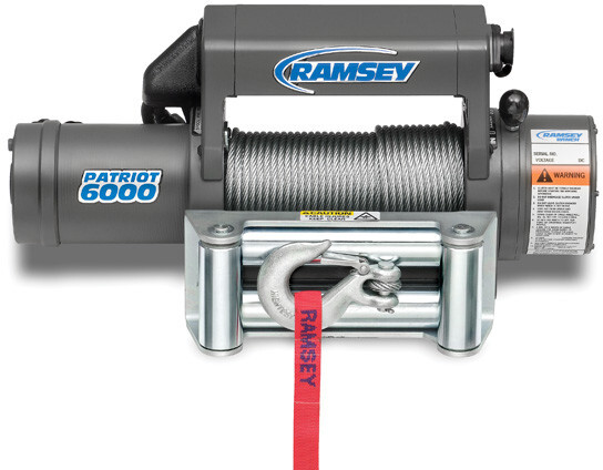 
                                        Ramsey Winch - Patriot 6000 R 24V with 12 ft. wire pendant                  