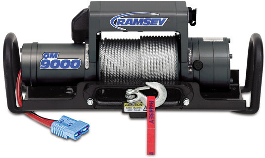 
                                        Ramsey Winch - QM 9500 H, 12V, with 25 ft. pendant, synthetic                  