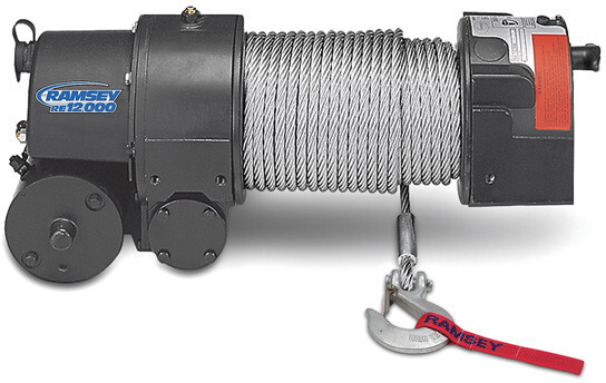 
                                        Ramsey Winch - RE 12,000 H, 12V, with 12 ft. pendant                  