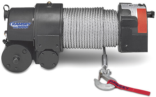 
                                                    Ramsey Winch - RE 8000 R, 12V, with 12 ft. pendant, CE                        