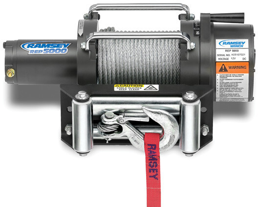 
                                        Ramsey Winch - REP 5000 R, 12V, with 12 ft. pendant, CE                  