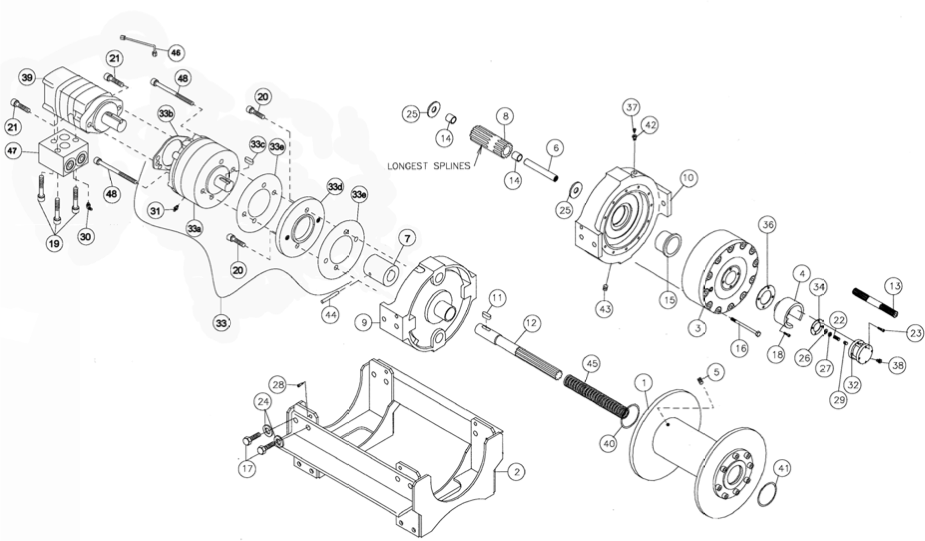 Ramsey Winch RPH-30000 Parts Diagram