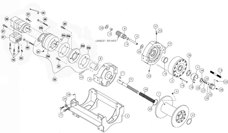 Ramsey Winch RPH-111,2 Parts Diagram