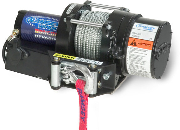 
                                        Ramsey Winch - UTV 5000 R, Honcho, 12V, integrated solenoid, in-dash toggle                  