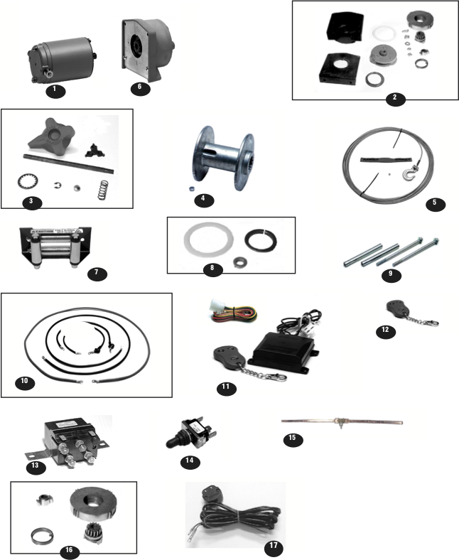 Ramsey ATV 2500 Parts Diagram