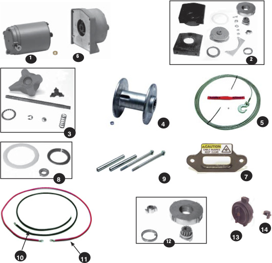 Ramsey Winch Badger Parts Diagram